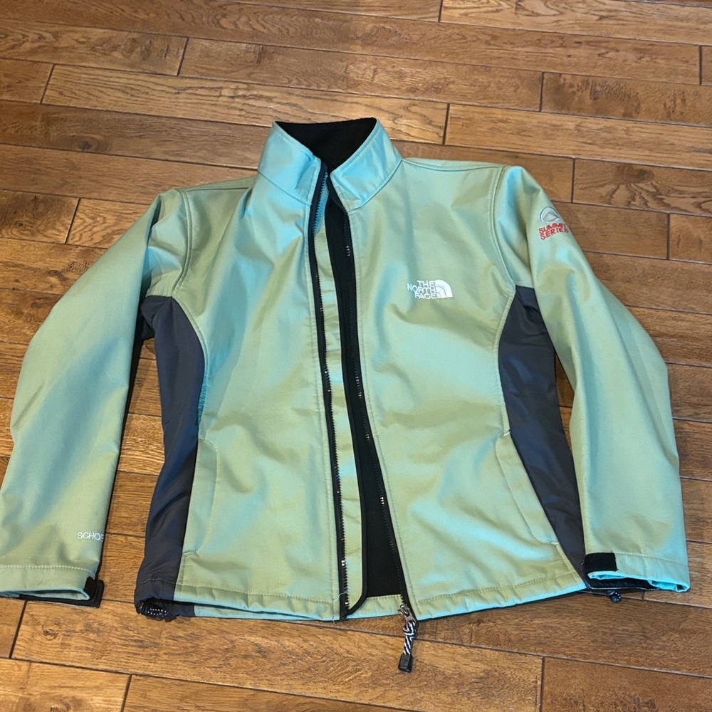 Women’s The North Face Mint and Gray Ski Jacket